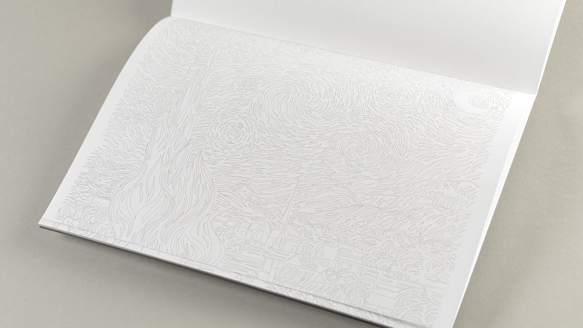 PEPIN Postcard Colouring Book Van Gogh