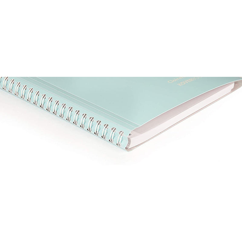 CLAIREFONTAINE Koverbook Blush WB A4 160p Ruled Ice Blue Default Title