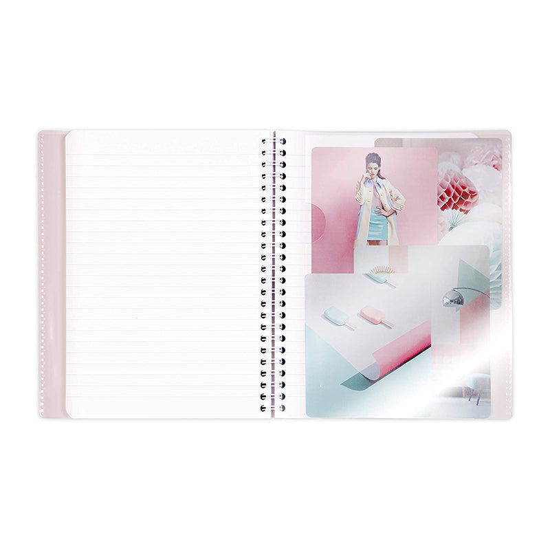 CLAIREFONTAINE Koverbook Blush WB A4 160p Ruled Pink Default Title