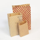 CLAIREFONTAINE Kraft Pockets 11x21+5cm Heart 50s Default Title