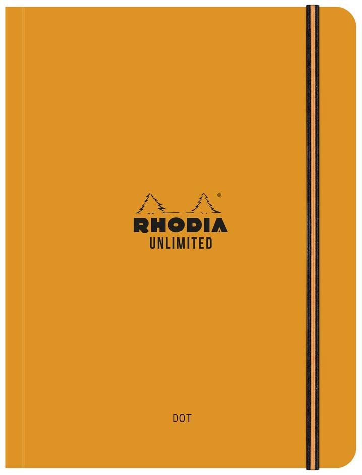 RHODIA Boutique Unlimited A5+ 160x210mm Dot Orange