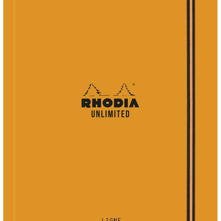 RHODIA Boutique Unlimited A5+ 160x210mm Lined Orange