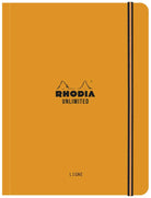 RHODIA Boutique Unlimited A5+ 160x210mm Lined Orange