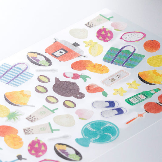 MIDORI Sticker Marché 2452 Taiwan