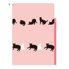 MIDORI 3-Pockets Clear Folder A4 Cat