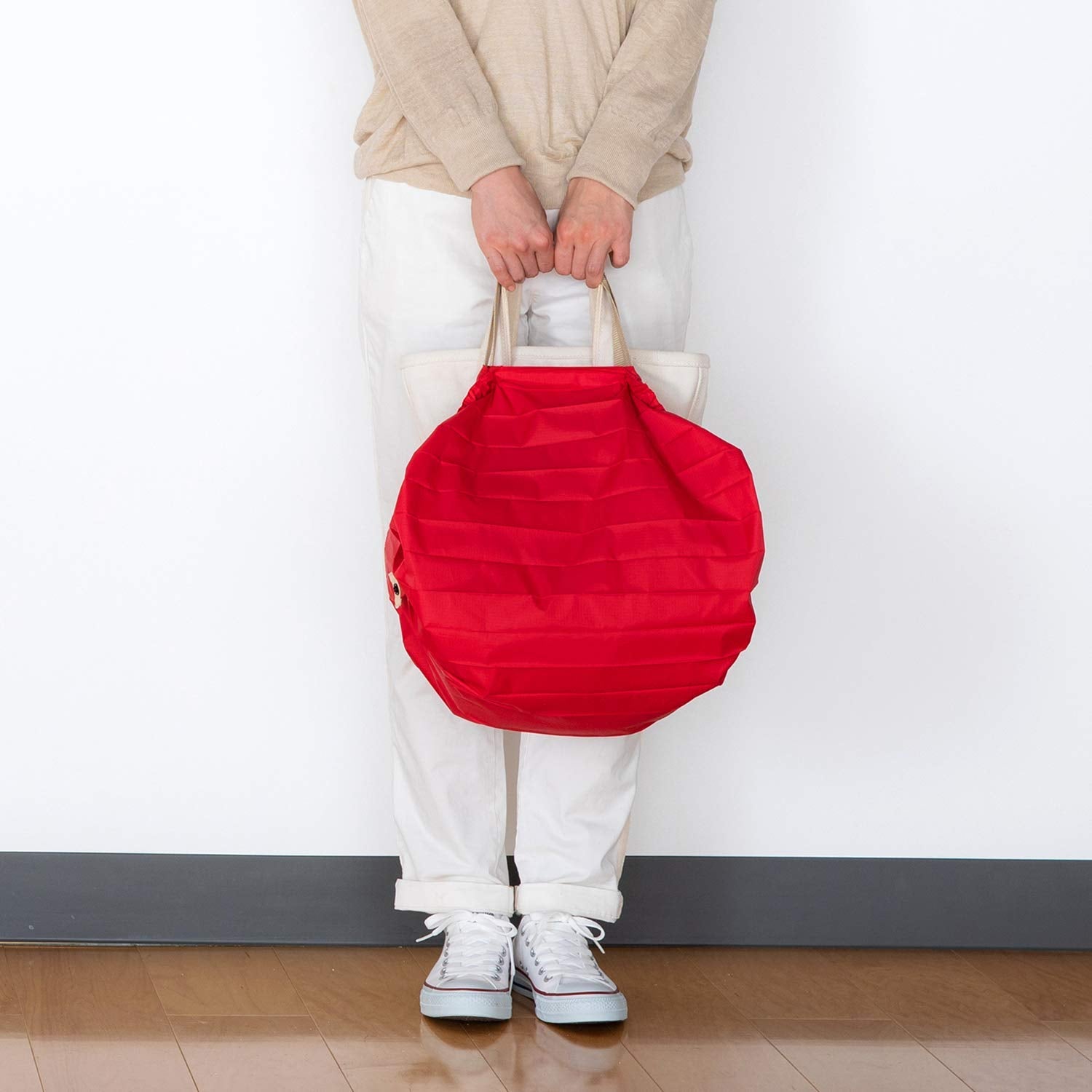 SHUPATTO Foldable Tote M Red