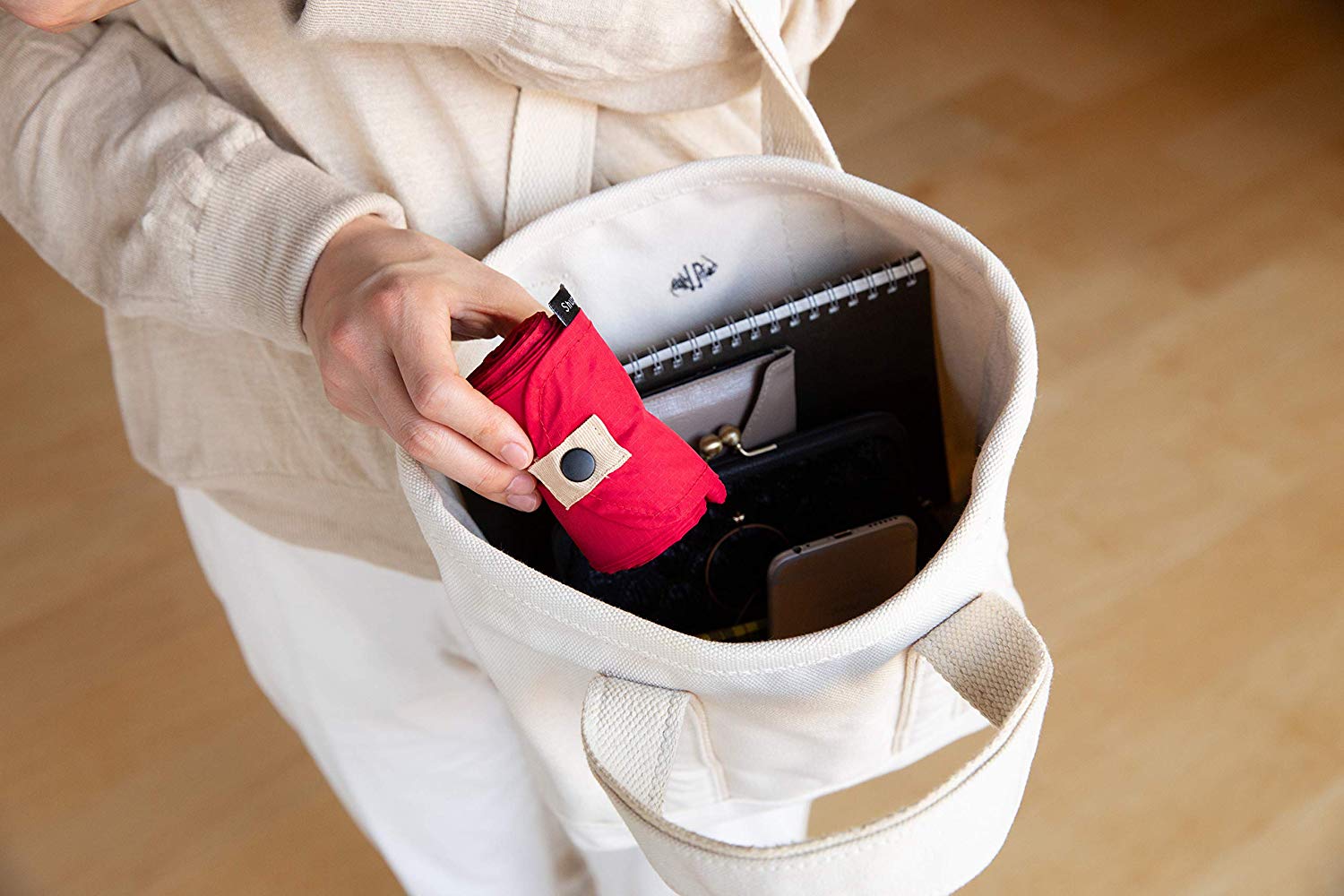 SHUPATTO Foldable Tote M Flower