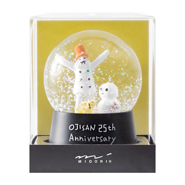 MIDORI Ojisan 25th Anniversary Snow Globe
