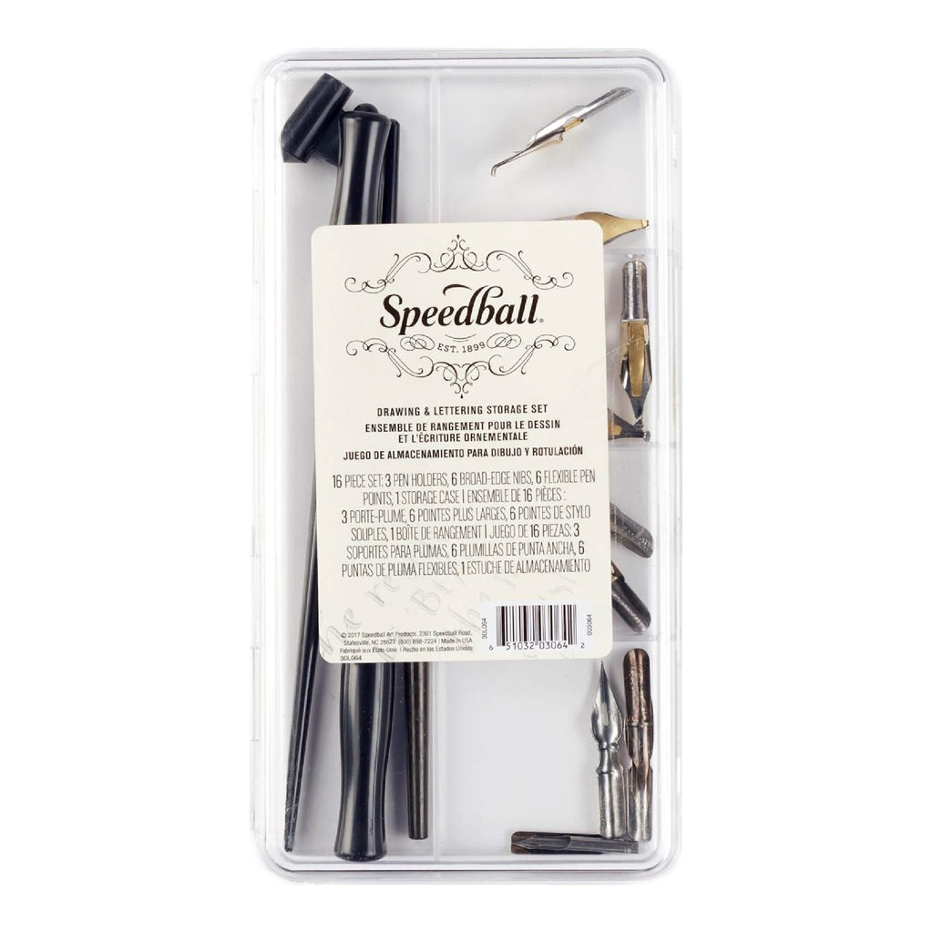 SPEEDBALL Drawing and Lettering Storage Set