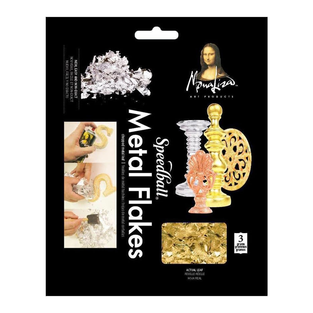 MONA LISA Metal Flakes 3g-Gold