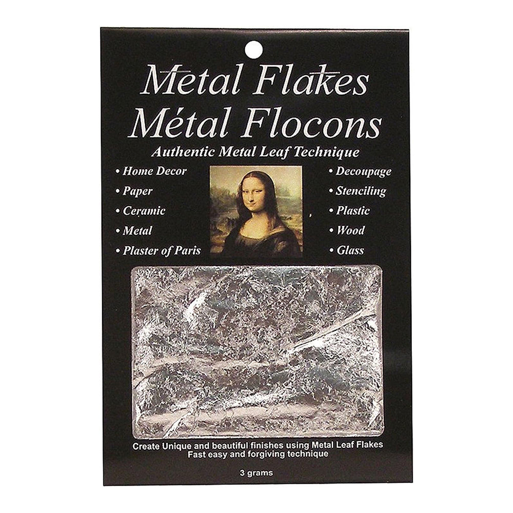 MONA LISA Metal Flakes 3g-Silver