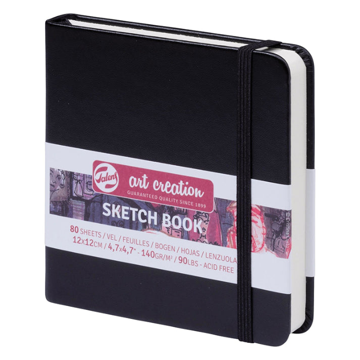 TALENS Art Creation Sketch Book 140g 12x12cm Black