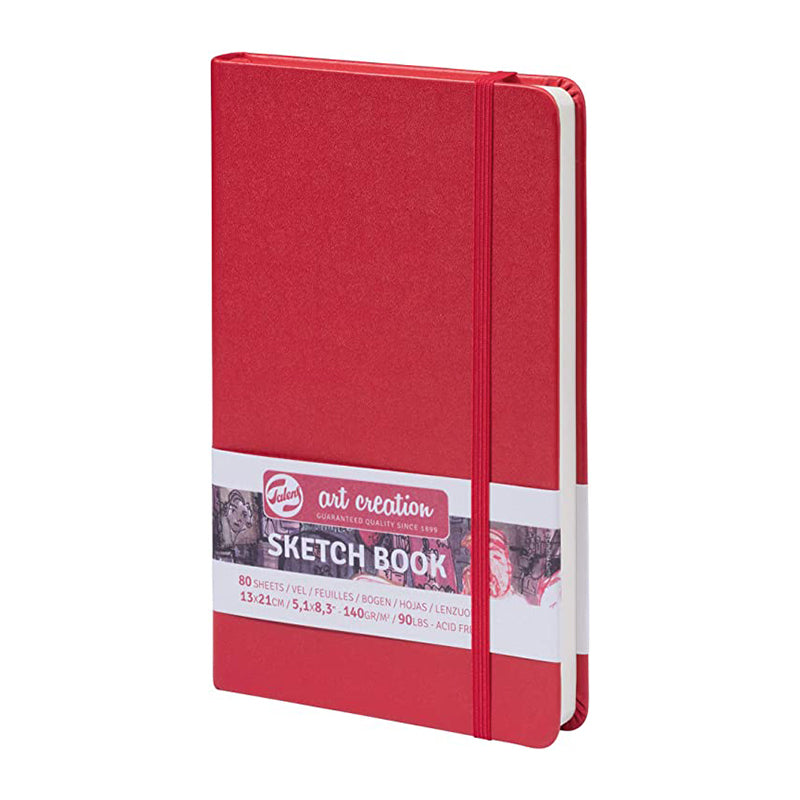 TALENS Art Creation Sketch Book 140g 13x21cm Red