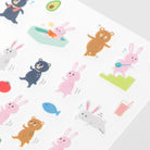 MIDORI Sticker Schedule 2456 Diet Animals