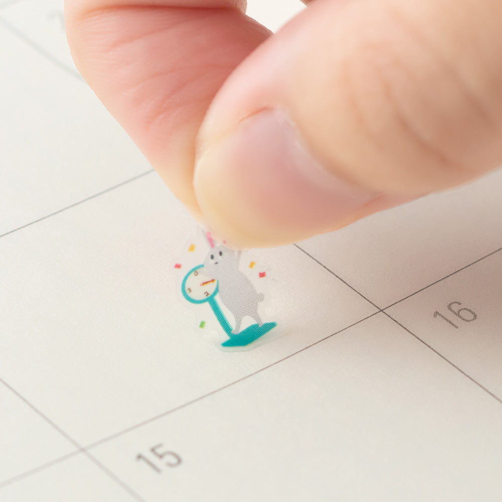 MIDORI Sticker Schedule 2456 Diet Animals