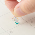 MIDORI Sticker Schedule 2456 Diet Animals