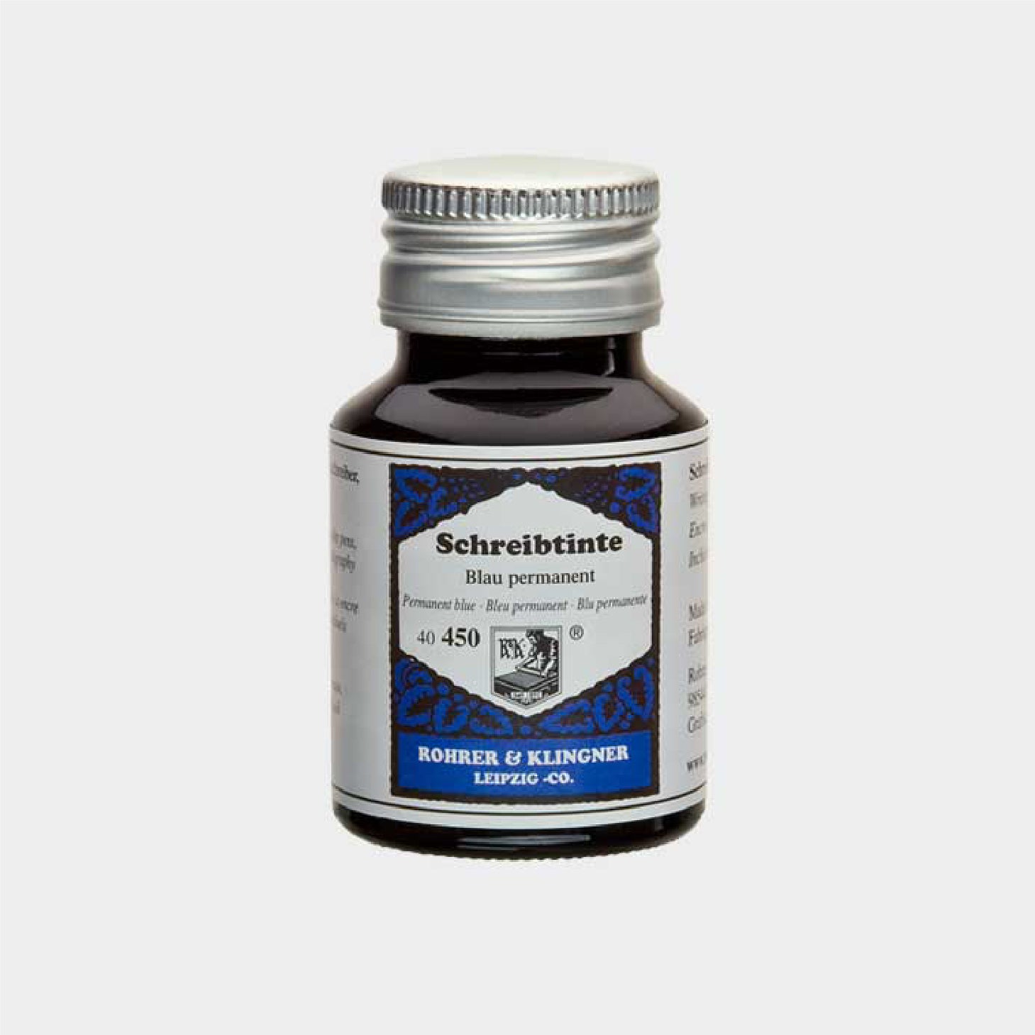 R&K Schreibtinte Fountain Pen Ink 50ml Blau Permanent