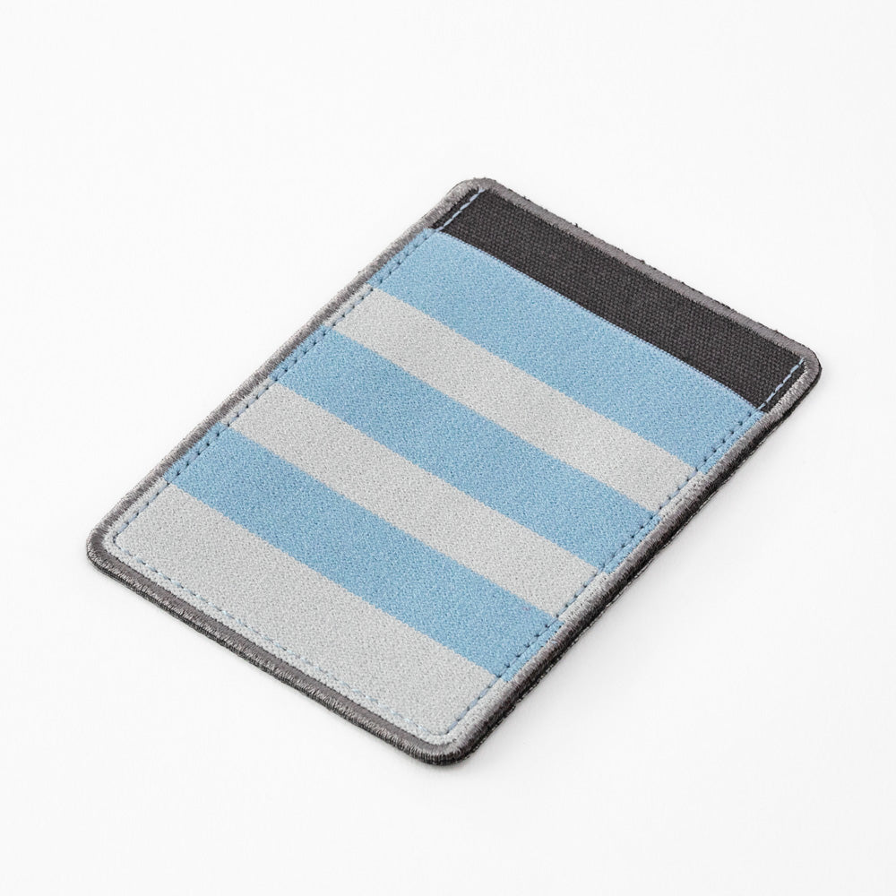 MIDORI Elastic Pocket Sticker Stripe Blue