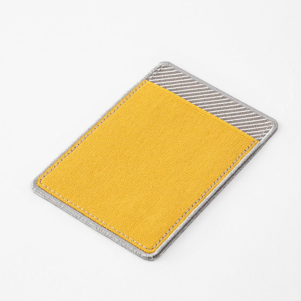 MIDORI Elastic Pocket Sticker Yellow & Stripe