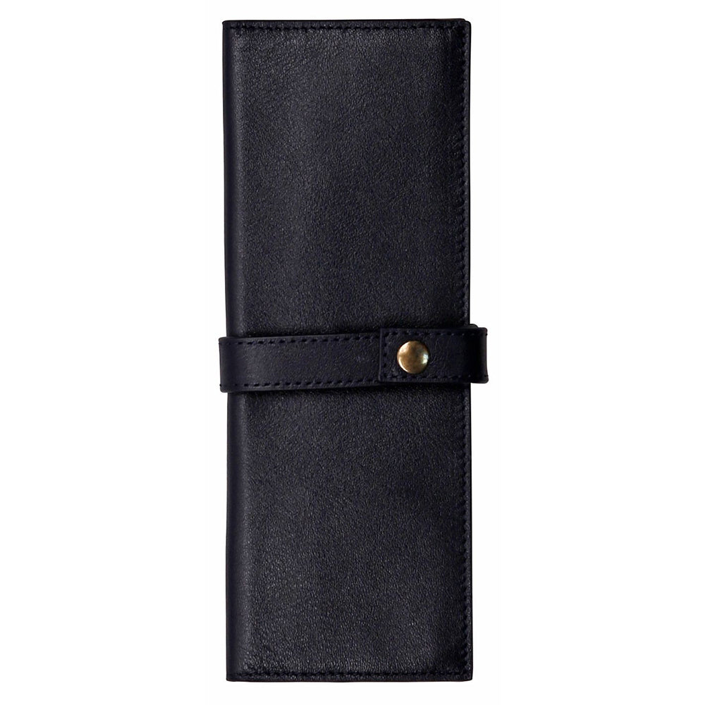 JACQUES HERBIN Leather Collector's Case S-Black