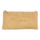 CLAIREFONTAINE Flying Spirit Leather Flat Pencil Case Beige