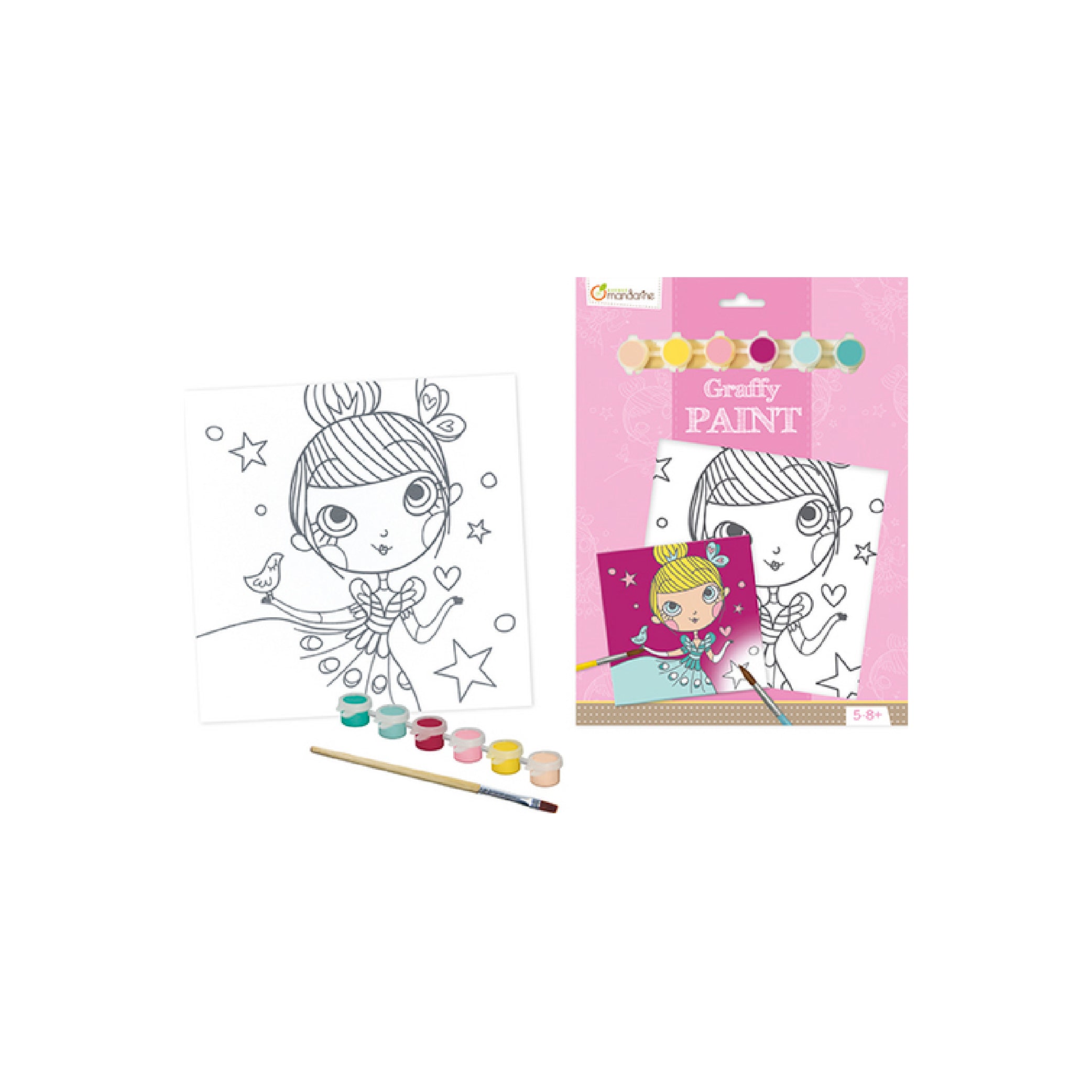 AVM Graffy Paint Princess 20x20cm Default Title