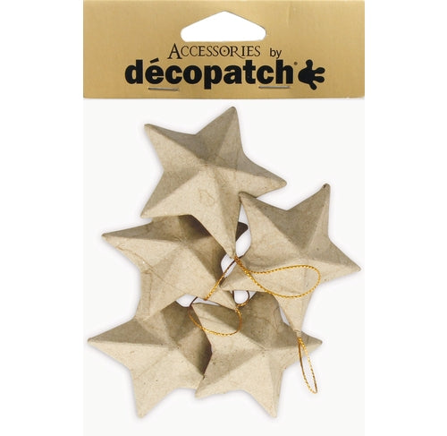DECOPATCH Objects:Christmas-Set of 5 Stars Default Title