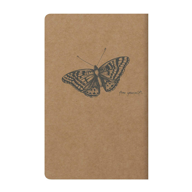CLAIREFONTAINE Flying Spirit Notebook 11x17cm Lined 48s Kraft Default Title