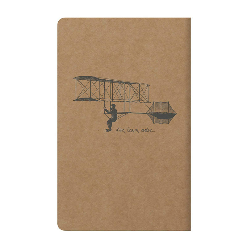 CLAIREFONTAINE Flying Spirit Notebook 11x17cm Lined 48s Kraft Default Title