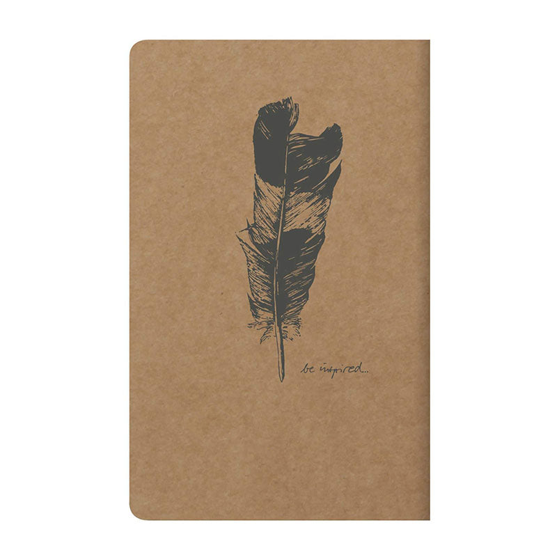 CLAIREFONTAINE Flying Spirit Notebook 11x17cm Lined 48s Kraft Default Title