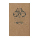 CLAIREFONTAINE Flying Spirit Notebook 11x17cm Lined 48s Kraft Default Title