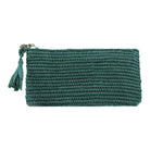 CLAIREFONTAINE Hedera Raffia Flat Case 19x11cm Teal