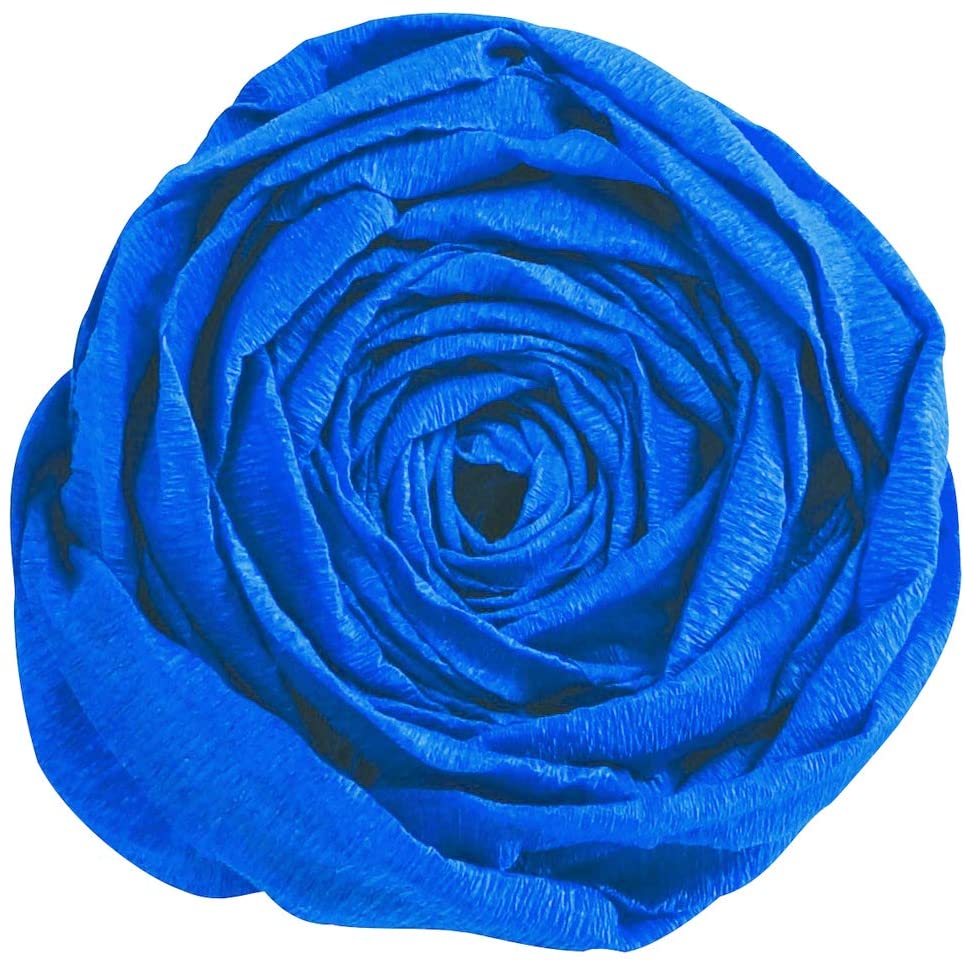 CLAIREFONTAINE Crepe Paper Roll 75% 2.5x0.5M French Blue