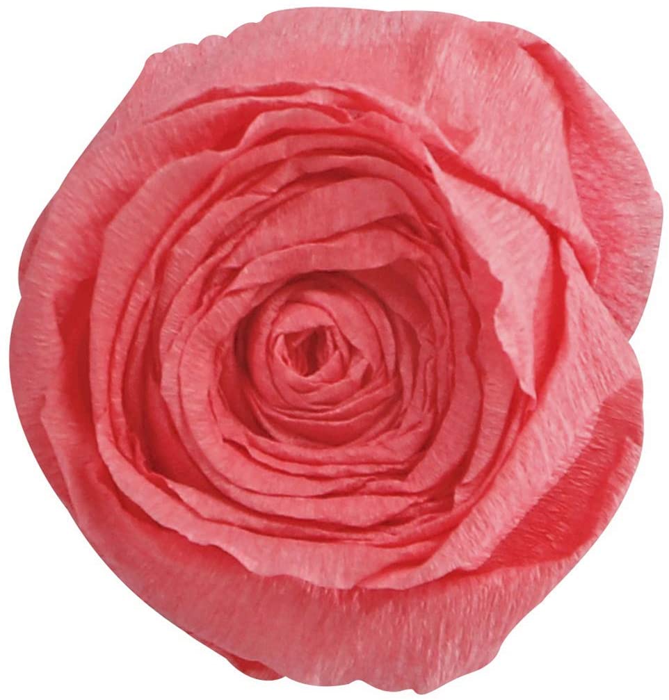 CLAIREFONTAINE Crepe Paper Roll 75% 2.5x0.5M Salmon Pink