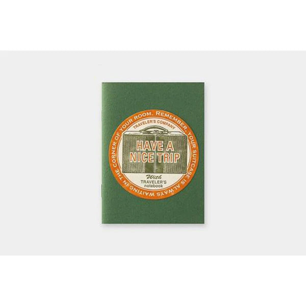 TRAVELERS Letterpress Sticker Travel Tools Red