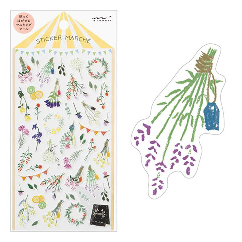 MIDORI Sticker Marché 2491 Toy