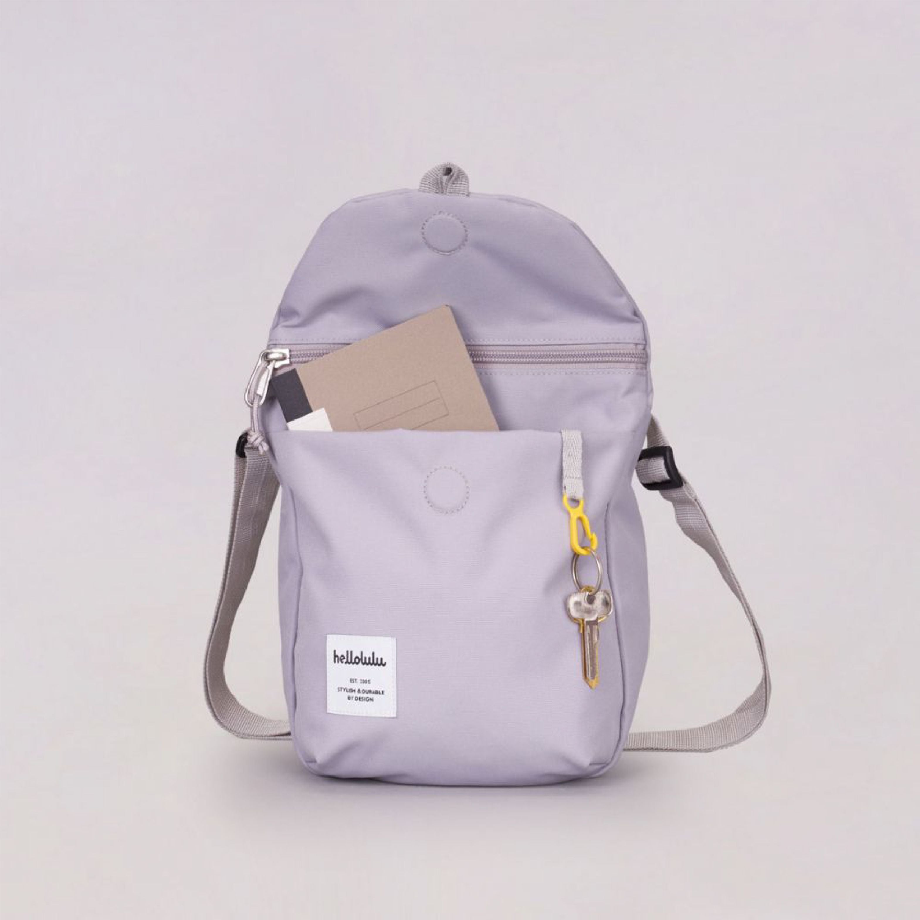 HELLOLULU Desi Sling Bag-Light Gray Default Title