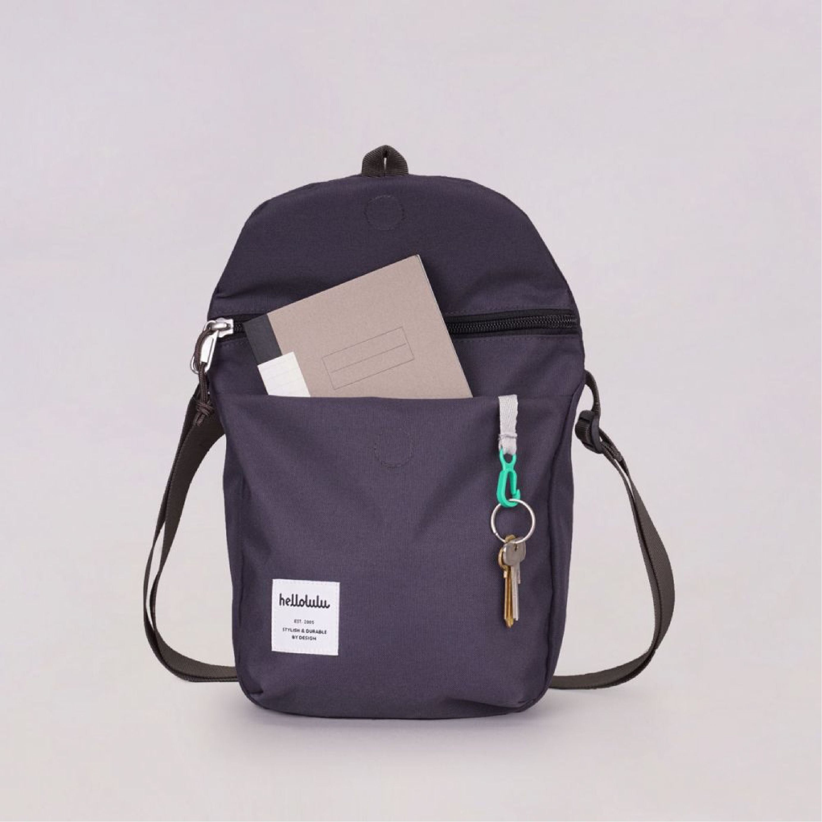 HELLOLULU Desi Sling Bag-Charcoal Default Title