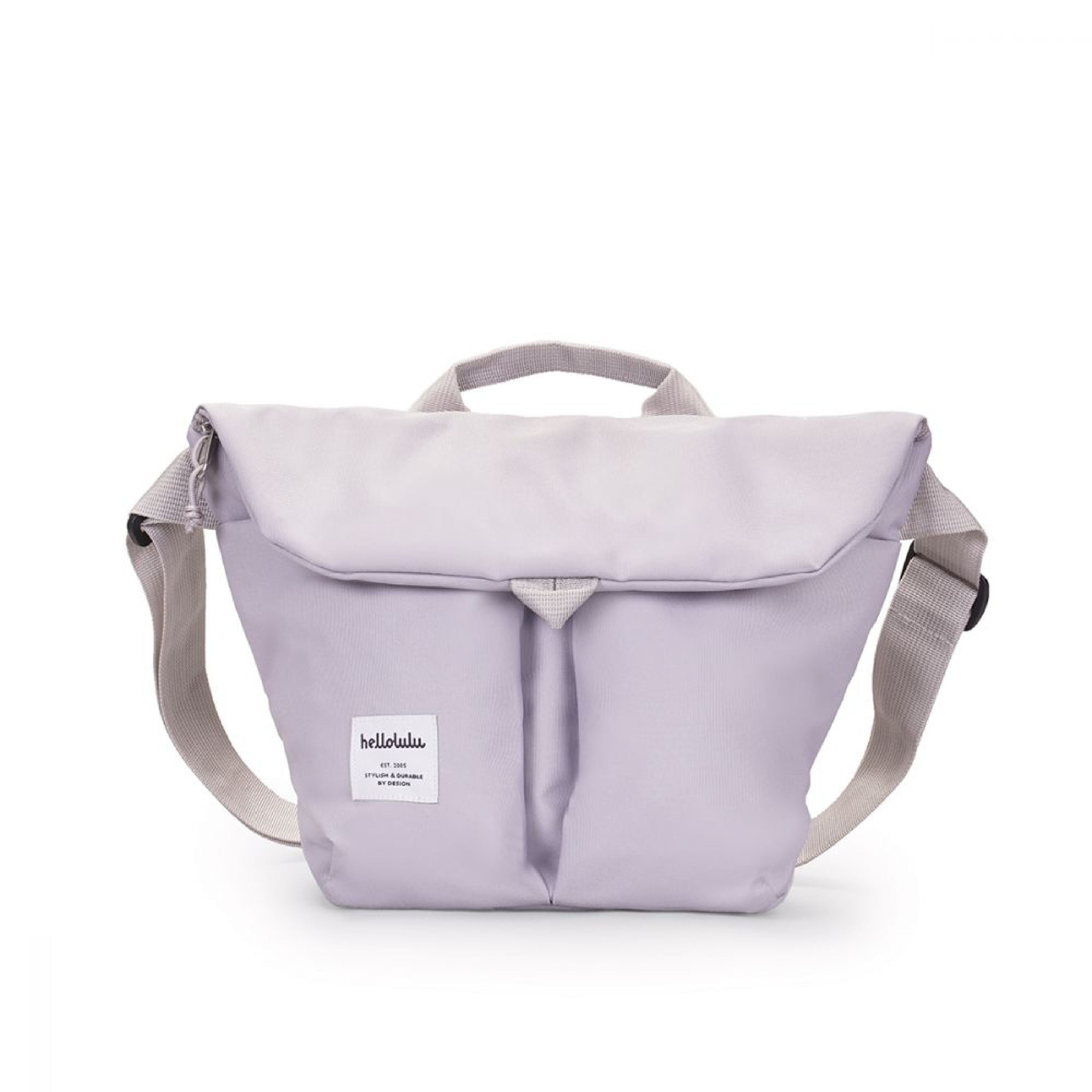 HELLOLULU Kasen Shoulder Bag-Light Gray Default Title