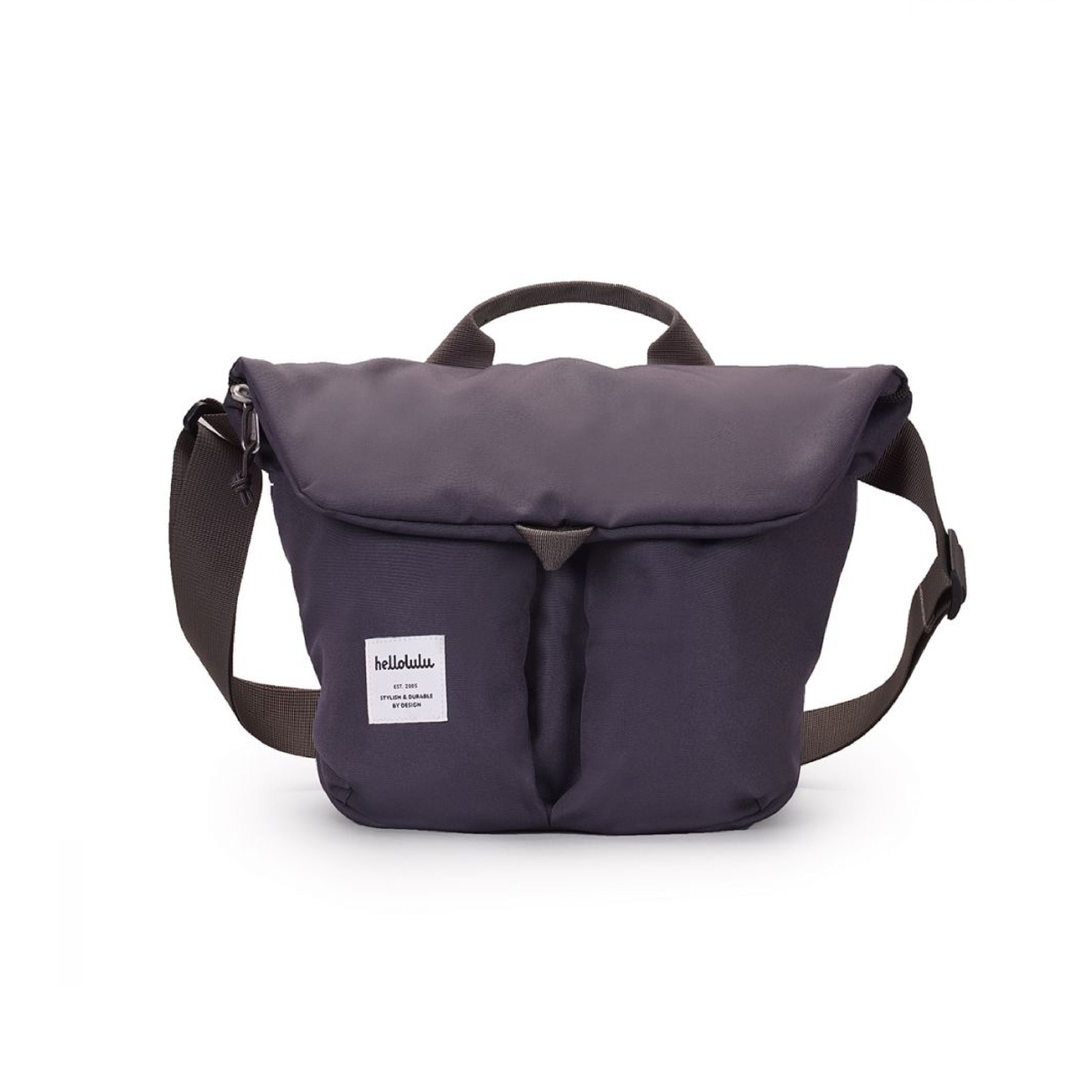 HELLOLULU Kasen Shoulder Bag-Charcoal Default Title