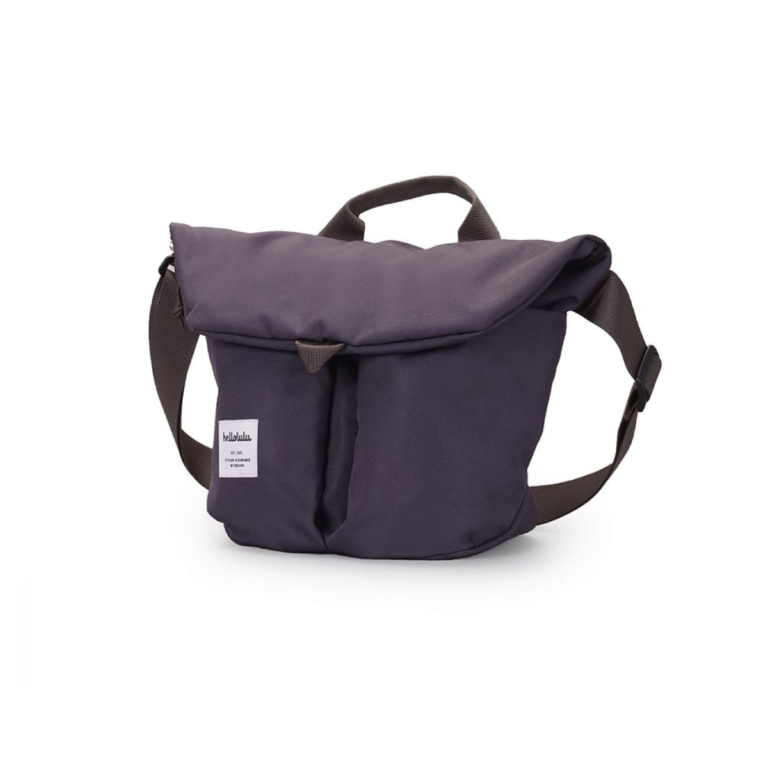 HELLOLULU Kasen Shoulder Bag-Charcoal Default Title