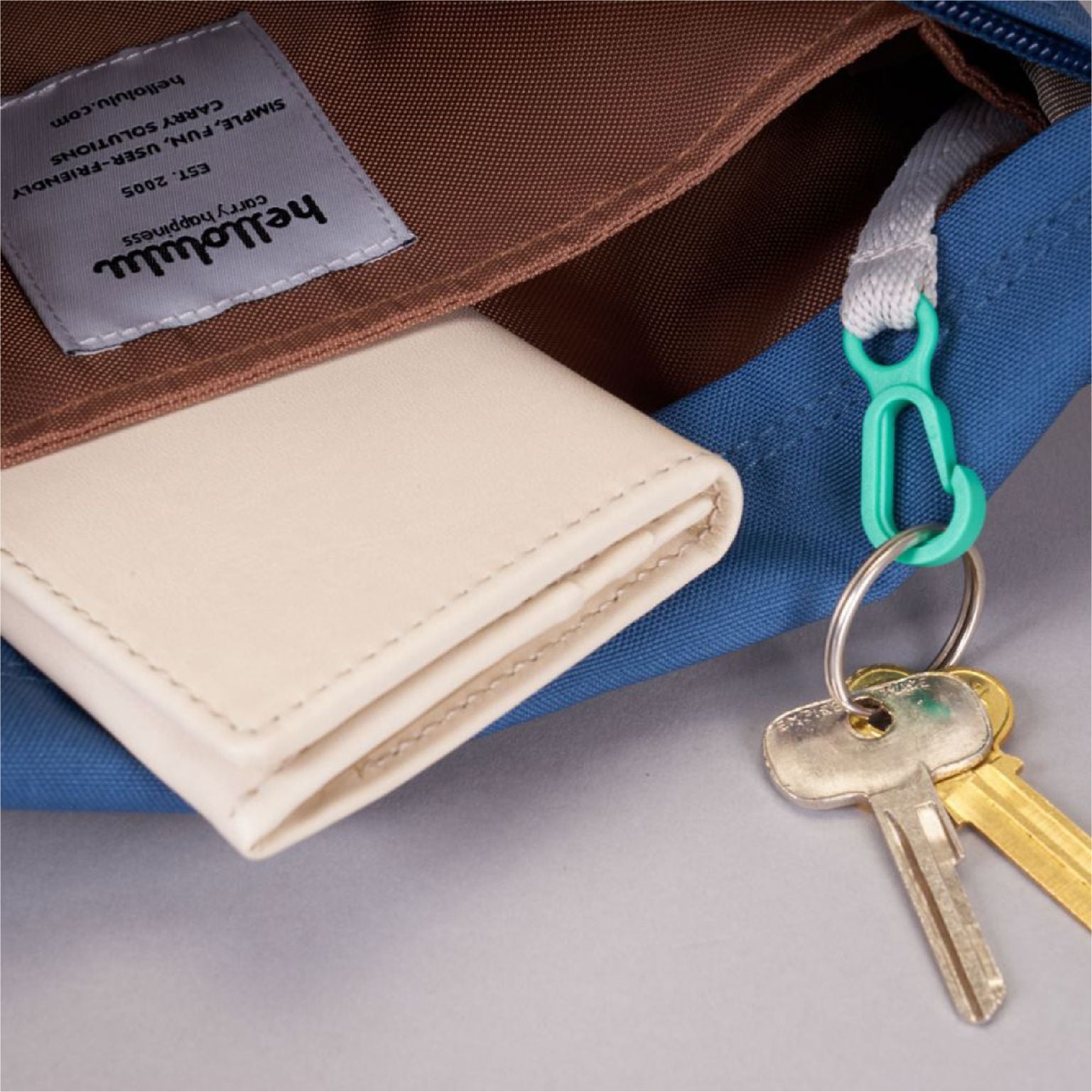 HELLOLULU Cana Compact Utility Bag-Smoke Blue Default Title