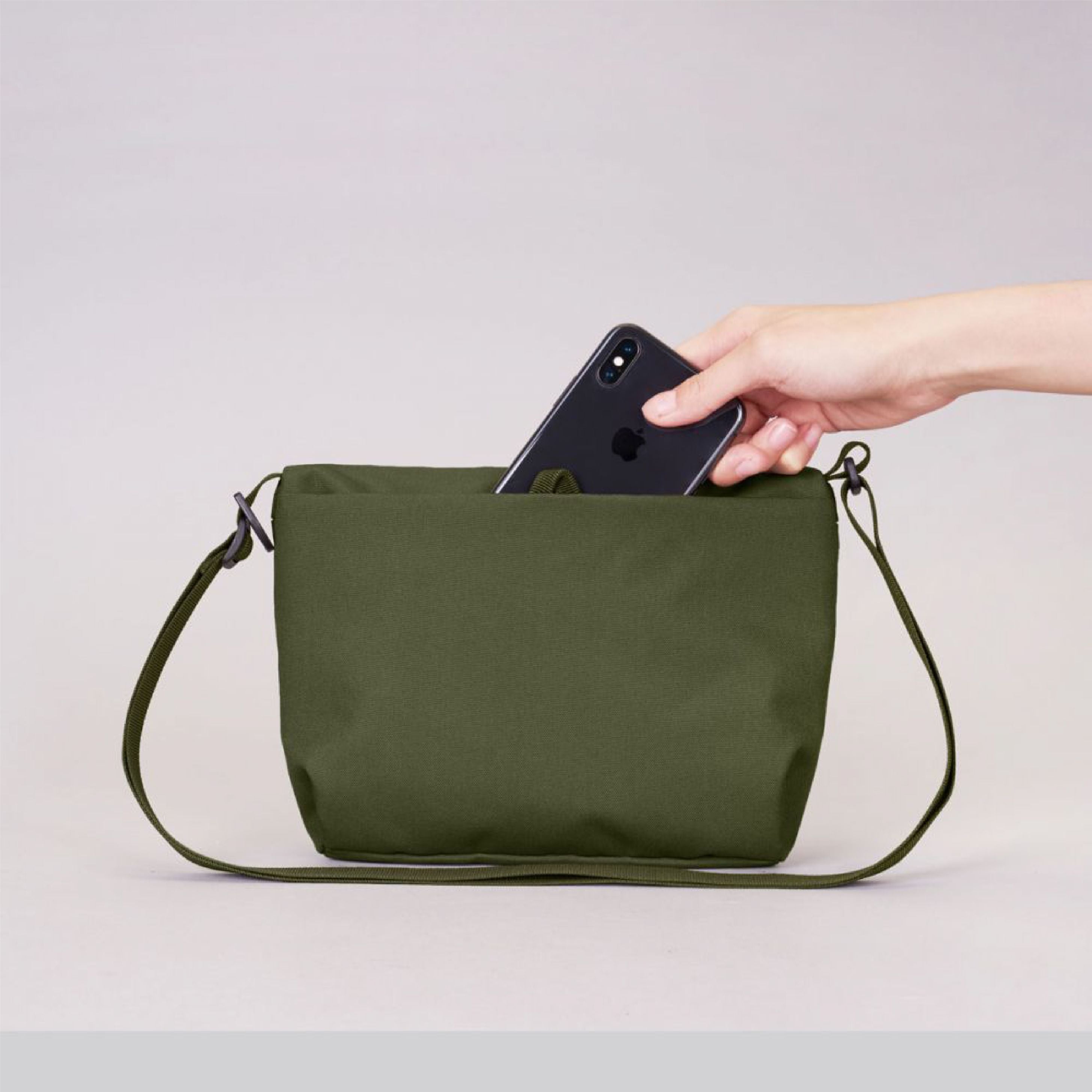 HELLOLULU Cana Compact Utility Bag-Olive Green Default Title