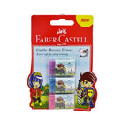 FABER-CASTELL Castle Heroes 187036 Erasers 3x BC