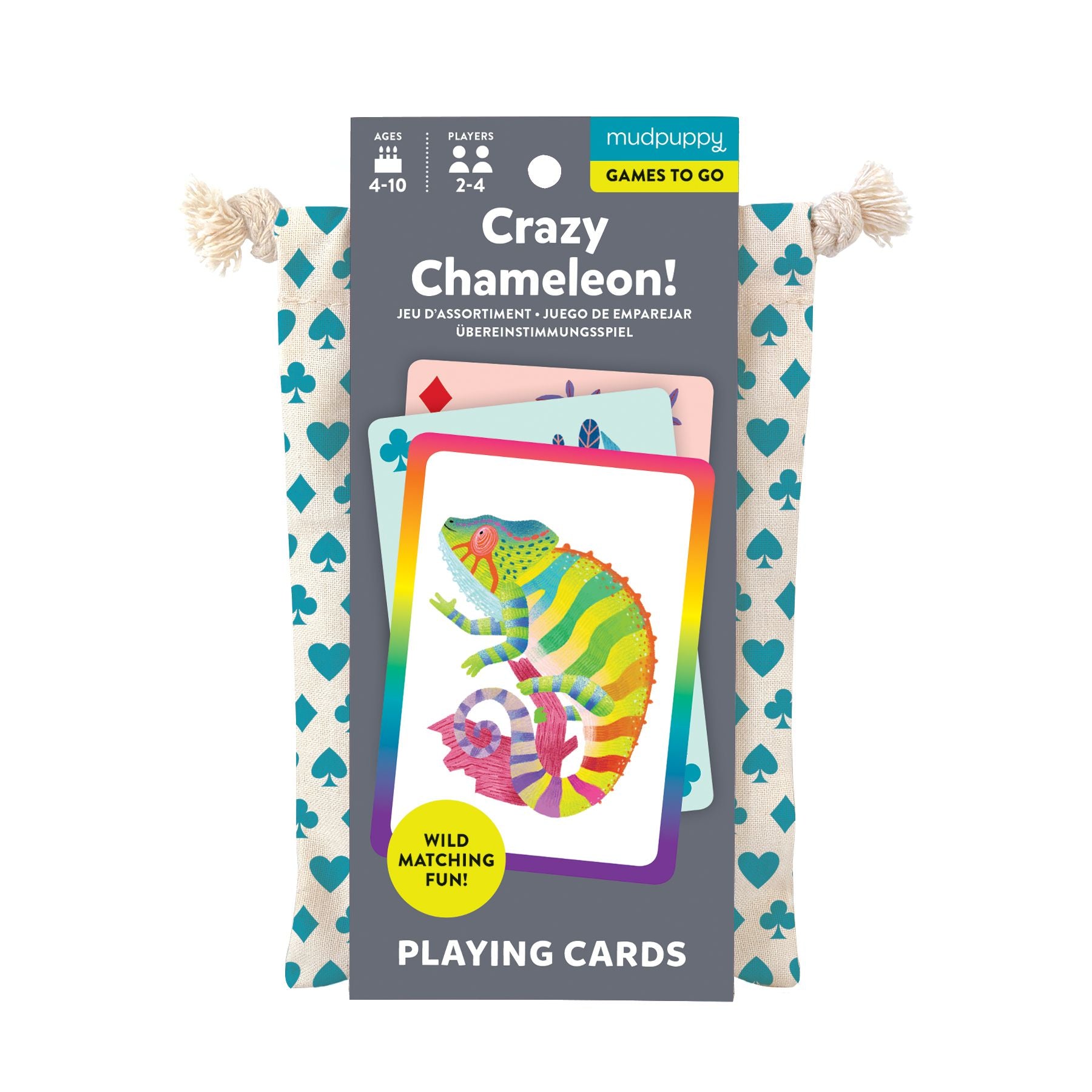 Playing Cards to Go Crazy Chameleon!