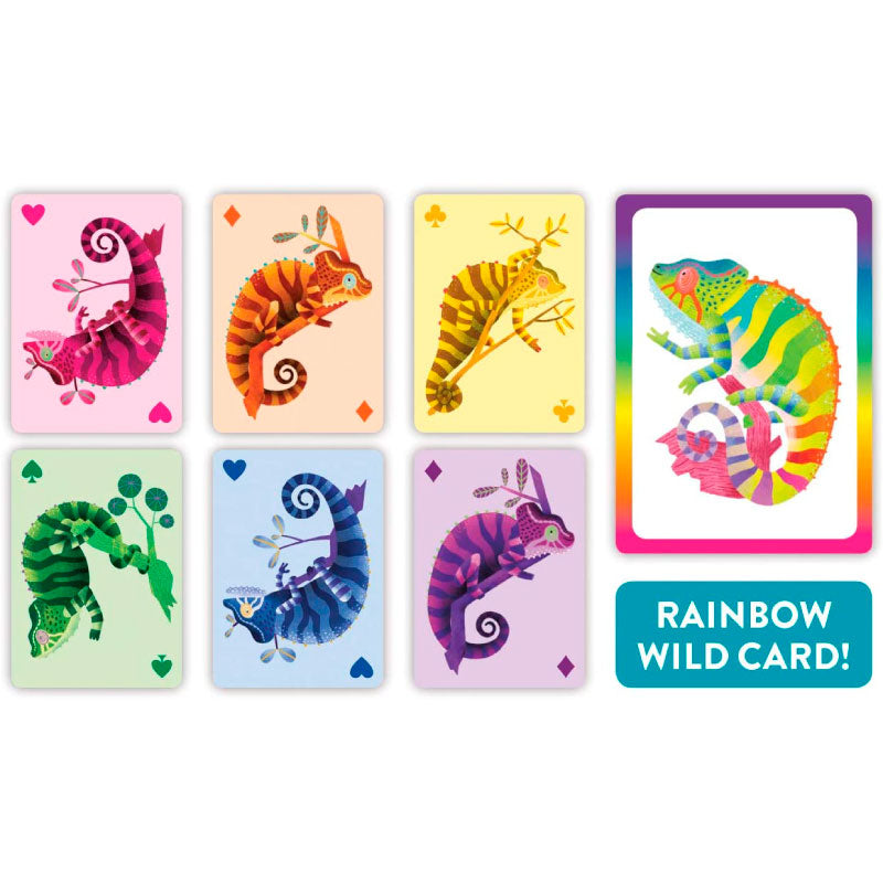 Playing Cards to Go Crazy Chameleon!
