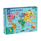 Geography Puzzle 78pc Map of the World 1216771