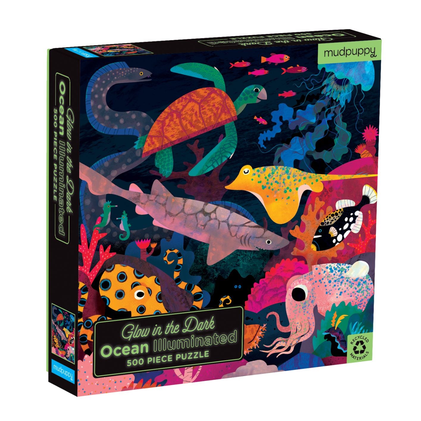Glow in the Dark Puzzle 500pc Ocean Illuminated