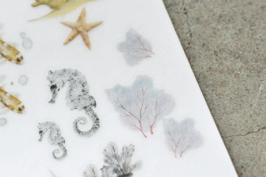 MU Print-On Sticker 2s 098-Majestic Blue Sea