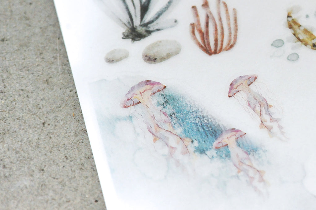 MU Print-On Sticker 2s 098-Majestic Blue Sea